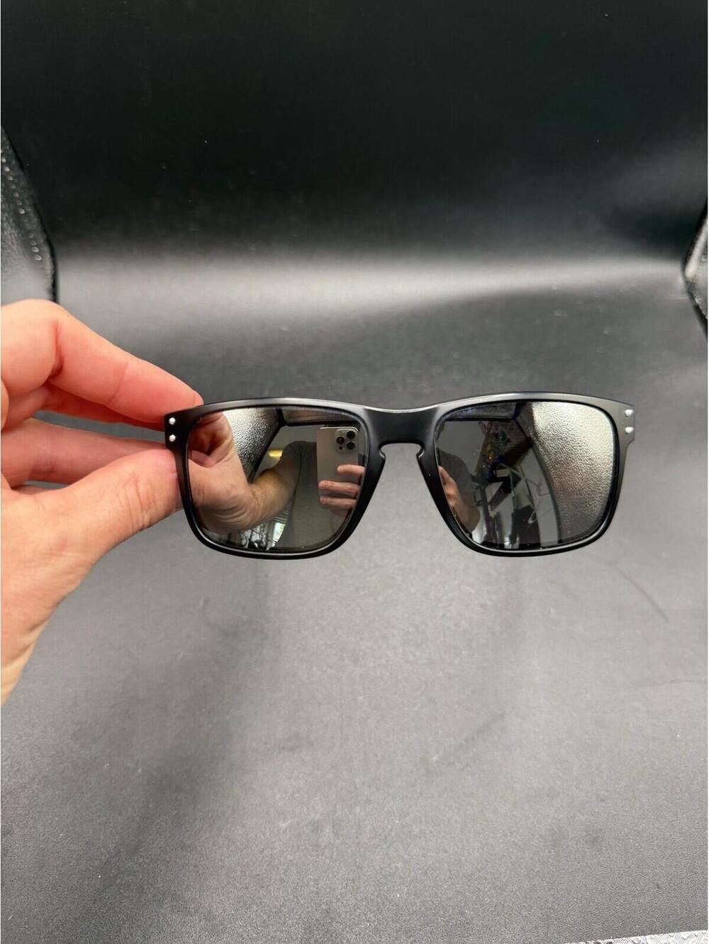 Oakley Holbrook Black Ink/Chrome Iridium Lenses oo9244-07